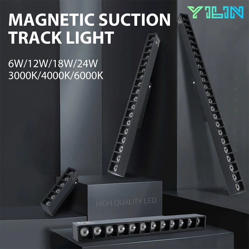 Outdoor Lighting Track - LED Magnetic Track Light Embedded 48V