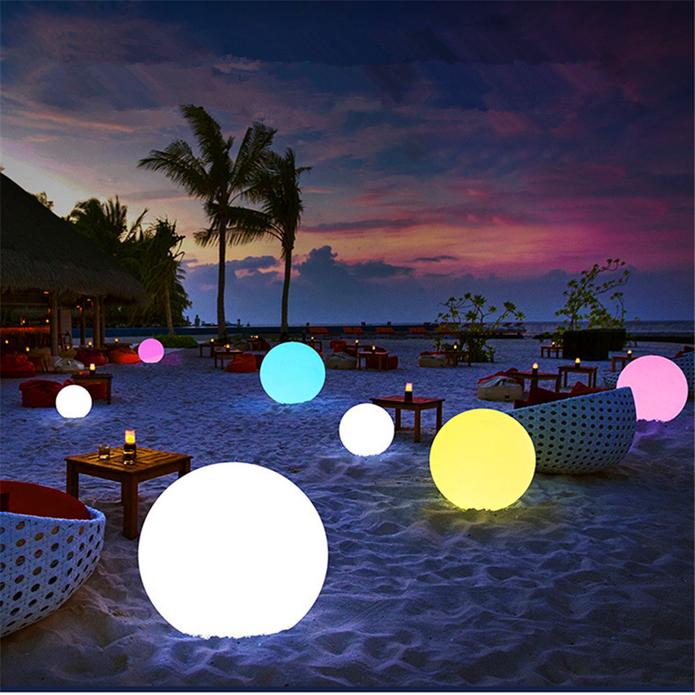 Rechargeable LED Glowing Ball  - Outdoor Lighting Effects 评论和价格