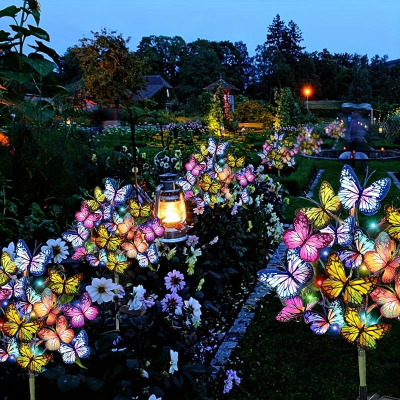 Solar LED Butterfly Garden Lig - Outdoor Lighting Effects 评论和价格