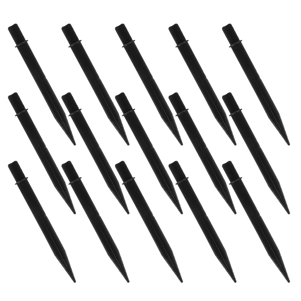 15Pcs Black Ground Stakes for  - Outdoor Lighting Black 评论和价格