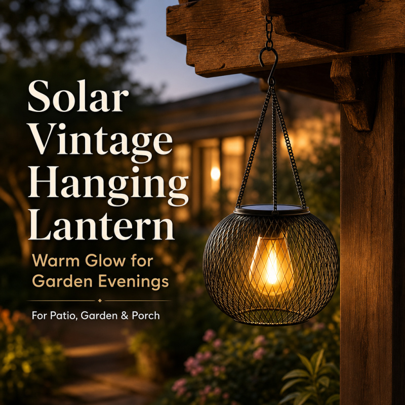 Solar Powered LED Hanging Floo - Outdoor Lighting And Landscape 评论和价格