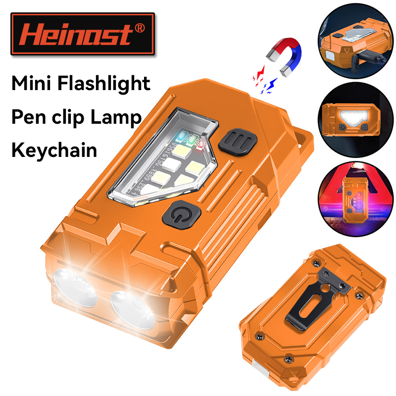 Mini Keychain EDC Flashlight R - Outdoor Lighting Black 评论和价格