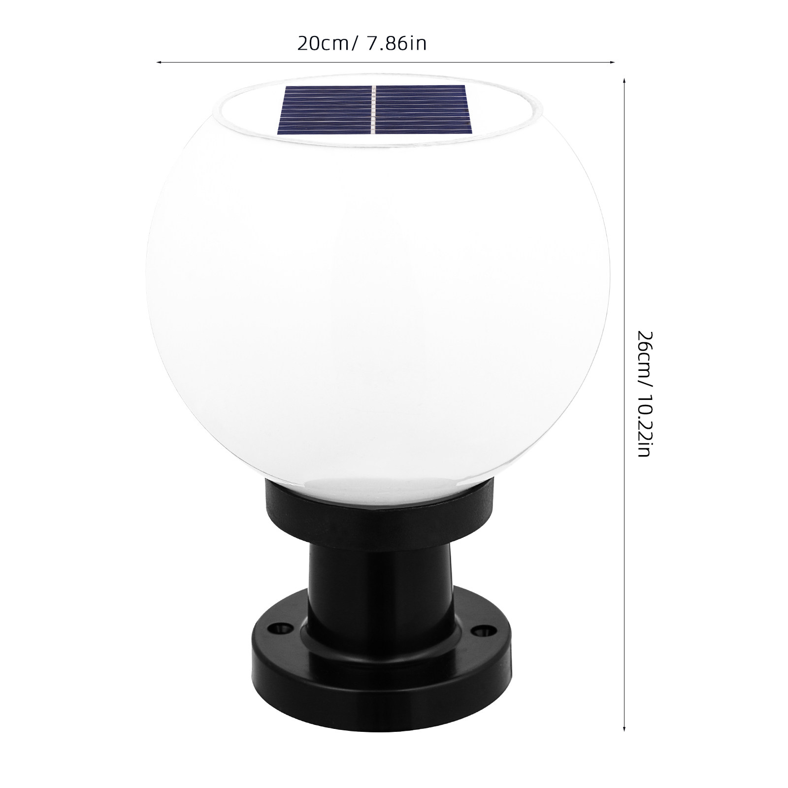 1 Solar Powered Round LED Wall - Outdoor Lighting And Landscape 评论和价格
