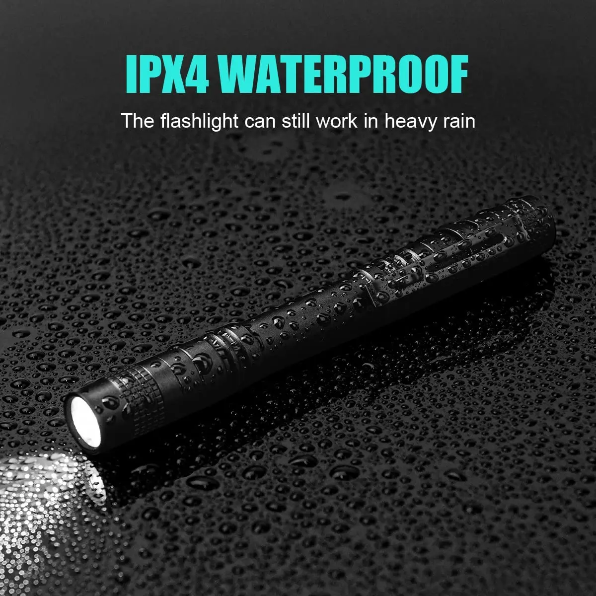 Portable Mini LED Pen Flashlig - Outdoor Lighting Black 评论和价格
