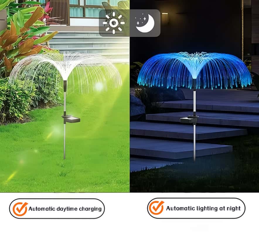 5 Pcs Solar Jellyfish LED Ligh - Outdoor Lighting Pathway 评论和价格