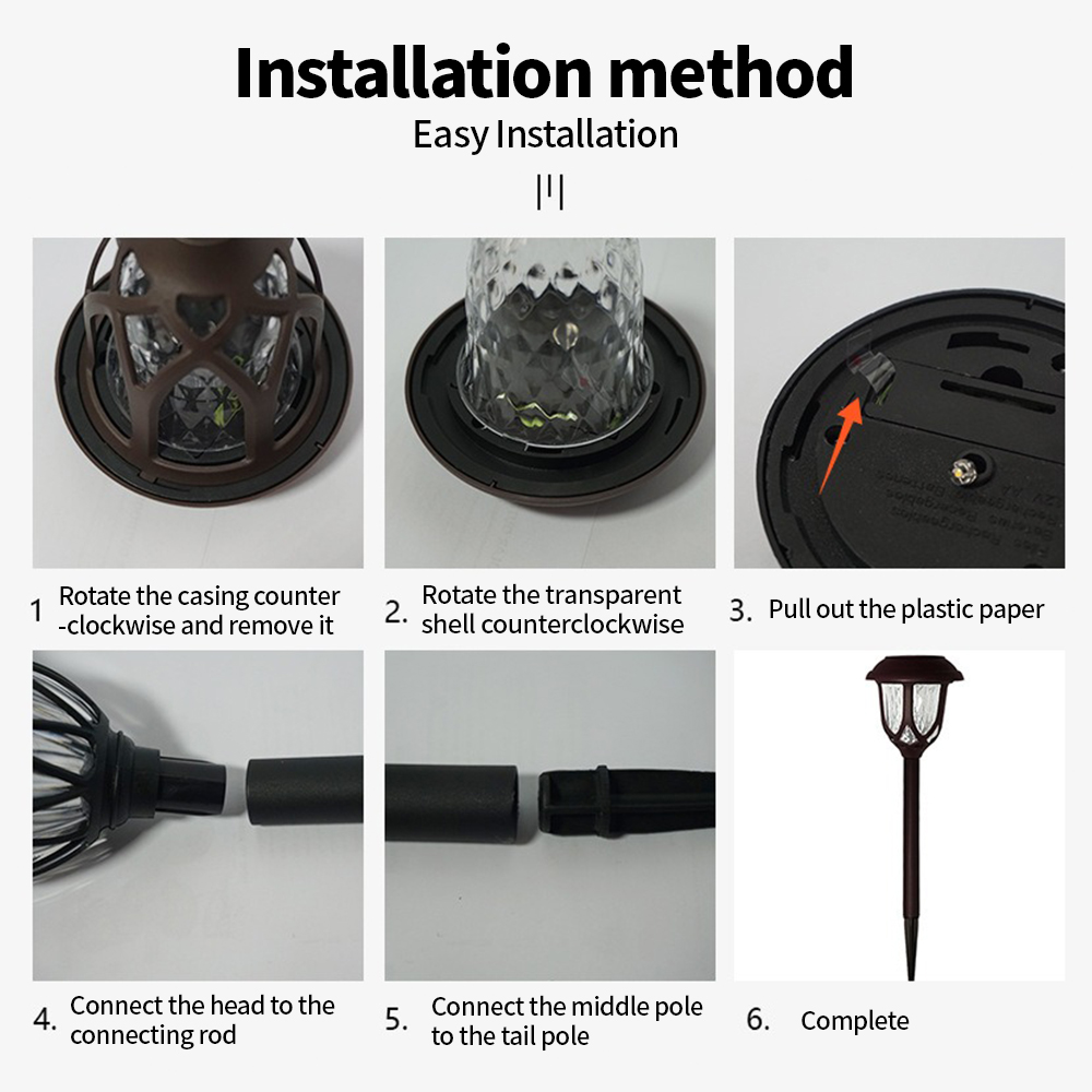 LED Solar Courtyard Lamp Outdo - Outdoor Lighting Effects 评论和价格