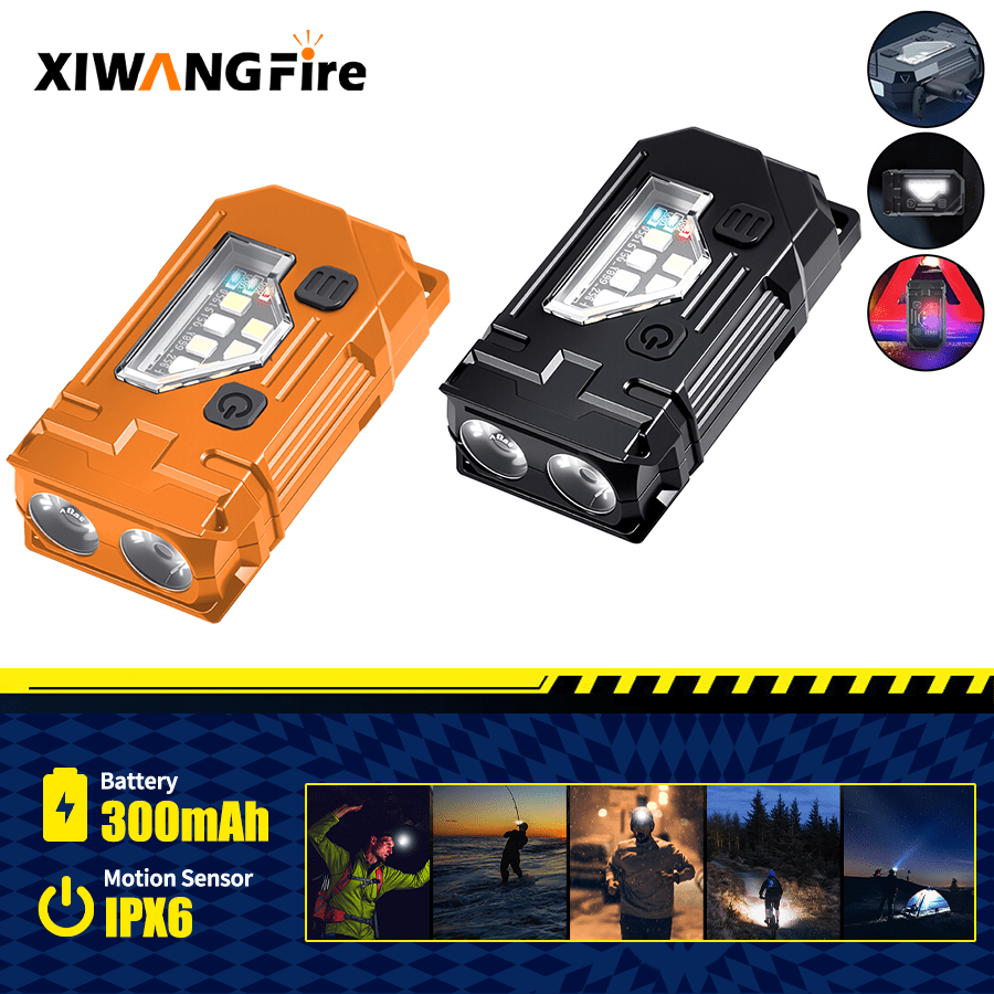 Mini Keychain EDC Flashlight - - Outdoor Lighting Black 评论和价格