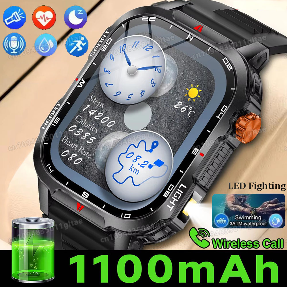 Military Outdoor Smart Watch M - Outdoor Lighting Track 评论和价格