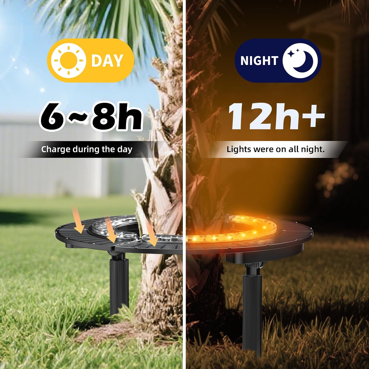 Solar Palm Tree Light Wireless - Outdoor Lighting Wireless 评论和价格