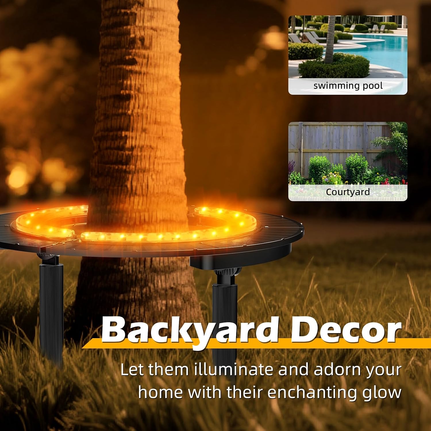Solar Palm Tree Light Wireless - Outdoor Lighting Wireless 评论和价格