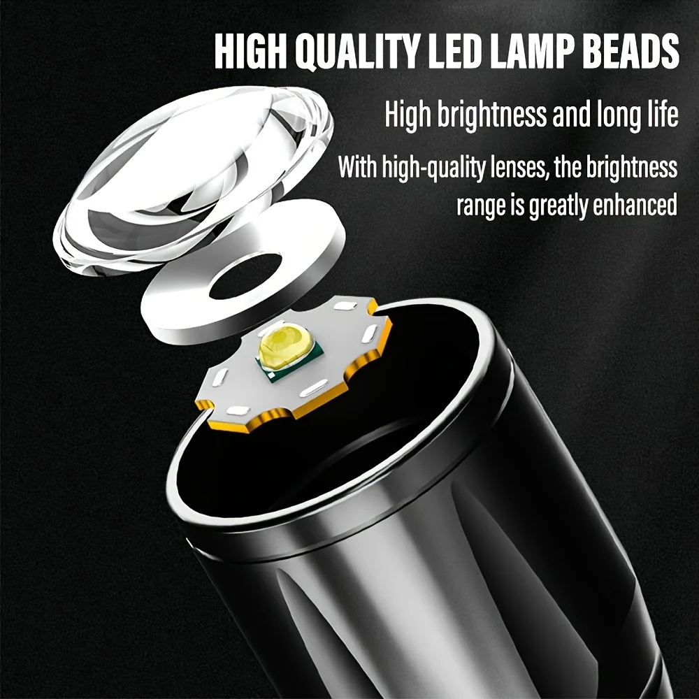 Mini LED Flashlight COB Floodl - Outdoor Lighting Black 评论和价格