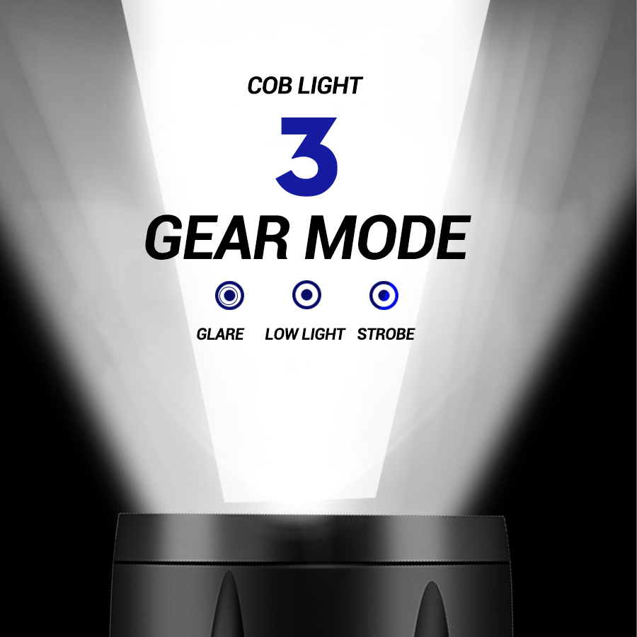 Mini LED Flashlight COB Floodl - Outdoor Lighting Black 评论和价格