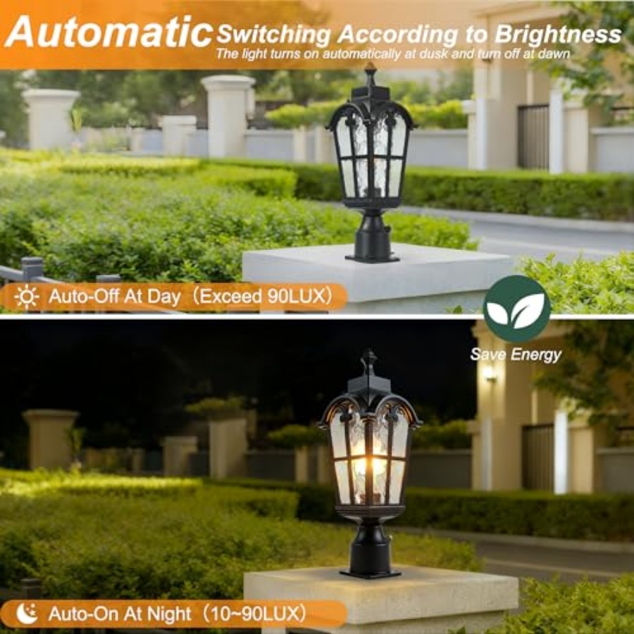 Sensor Outdoor Post Lights Wat - Outdoor Lighting Waterproof 评论和价格