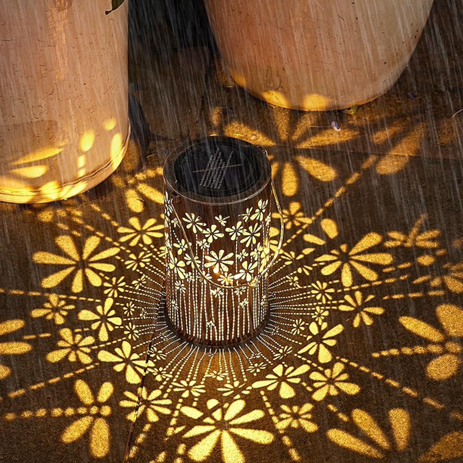 Solar Lanterns Colorful Metal  - Outdoor Lighting And Landscape 评论和价格