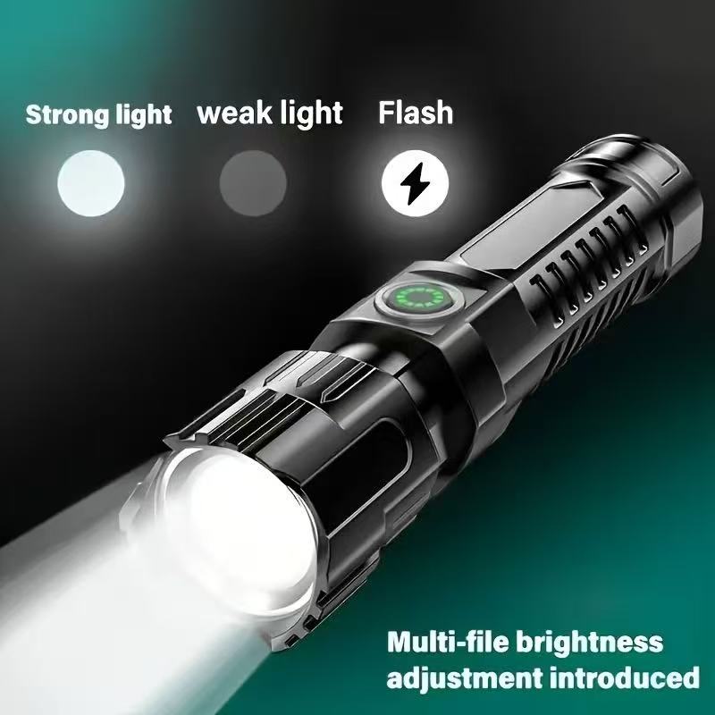 New High-power Led Flashlight  - Outdoor Lighting Black 评论和价格