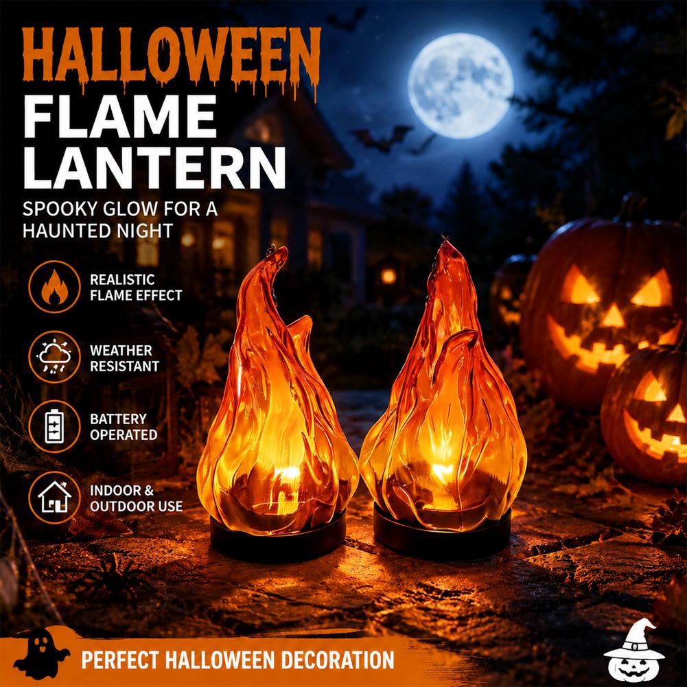Solar Flame Hanging Lantern Li - Outdoor Lighting Ip65 评论和价格
