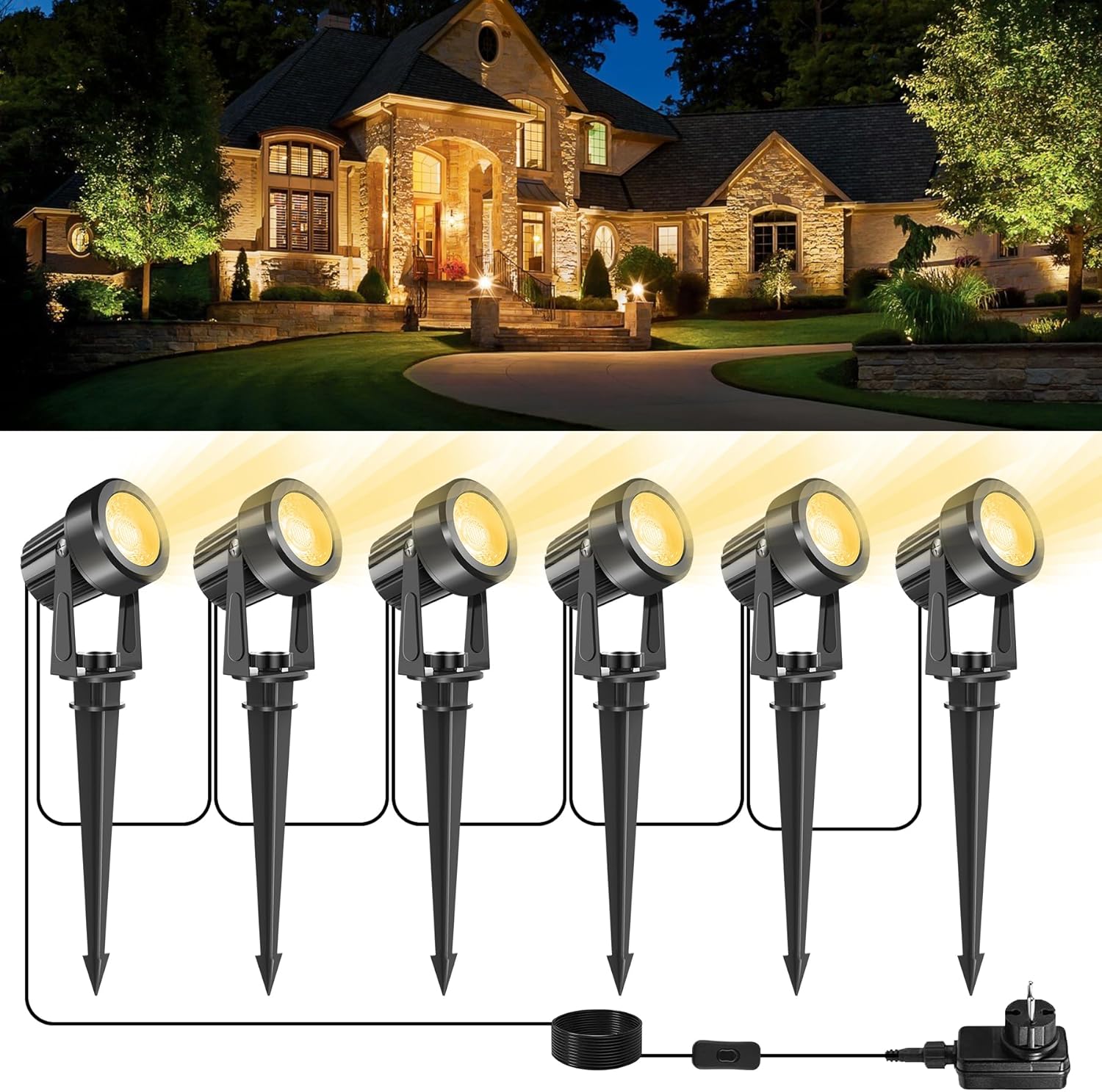 3000K Outdoor Spotlight Garden - Outdoor Lighting Uk 评论和价格